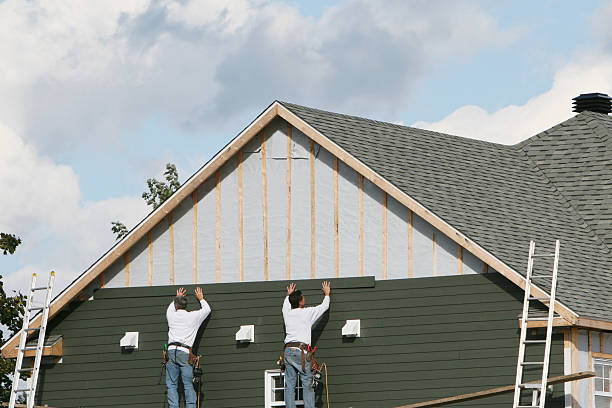 Professional Siding Repair technician working in Alledonia, OH